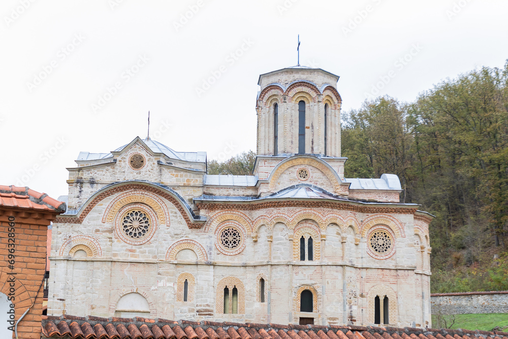 Serbian Orthodox monastery, Ljubostinja Monastery,  dedicated to the Holy Virgin, Serbia.