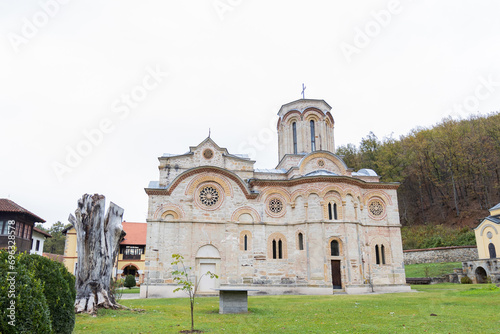 Serbian Orthodox monastery, Ljubostinja Monastery,  dedicated to the Holy Virgin, Serbia. photo