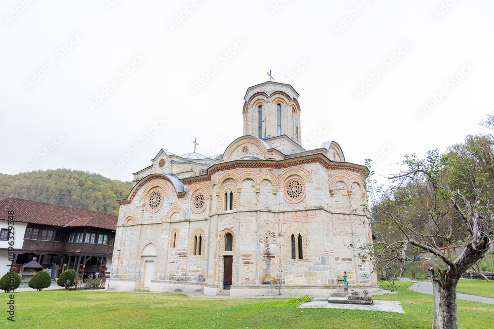 Serbian Orthodox monastery, Ljubostinja Monastery,  dedicated to the Holy Virgin, Serbia.