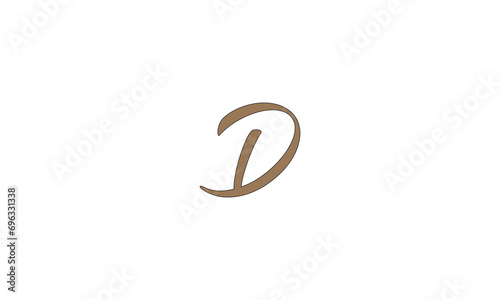 D, DD , Abstract Letters Logo Monogram 