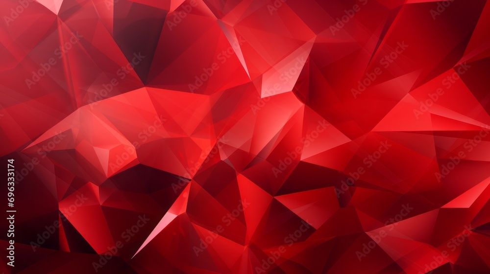 cubist red background