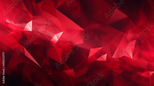 cubist red background