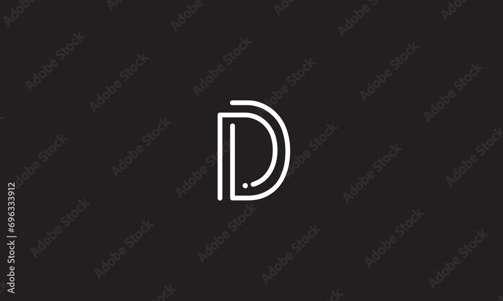 D, DD , Abstract Letters Logo Monogram D, DD , Abstract Letters Logo Monogram