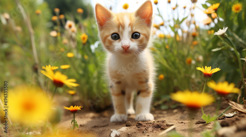 cat in the garden