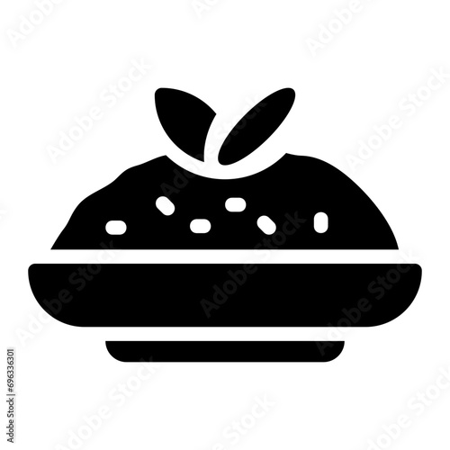 biryani glyph icon