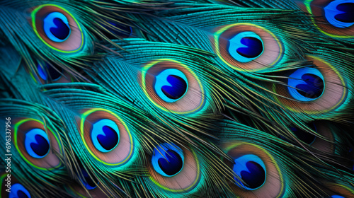 Peacock feather background © DimaSabaka