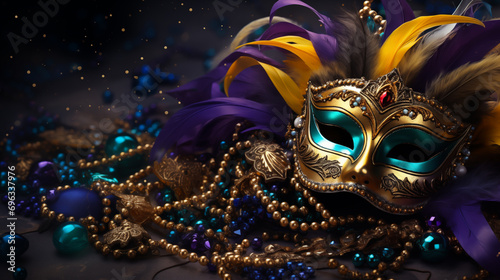 Carnival decorations and carnival mask