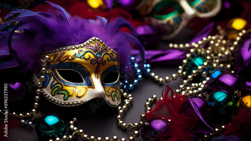 Carnival decorations and carnival mask