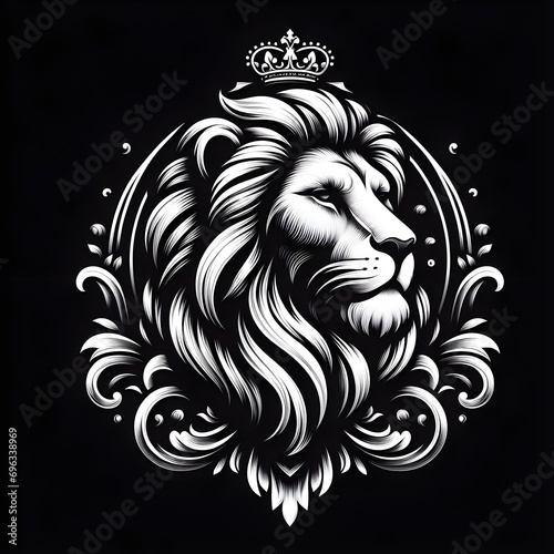 King lion logo 