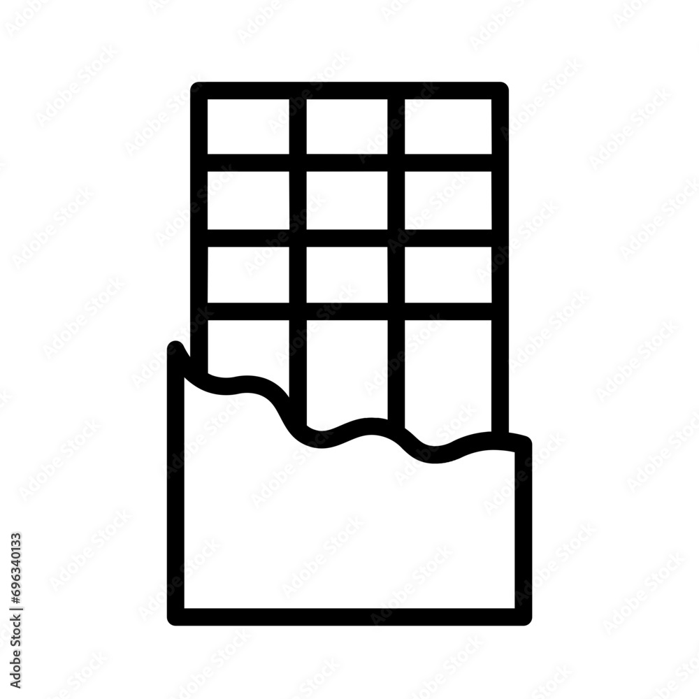 Candy Chocolate Dessert Outline Icon
