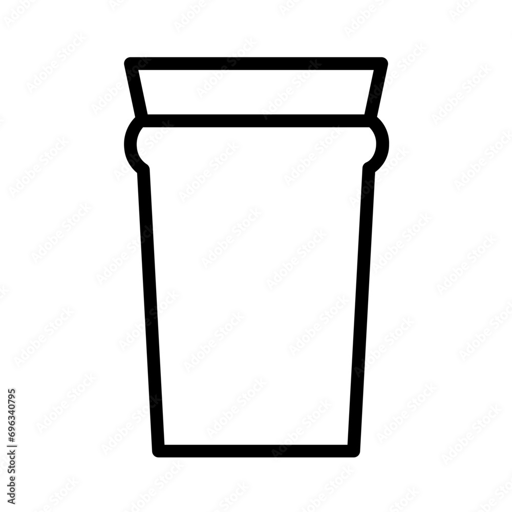 Craft Cup Glass Outline Icon Craft Cup Glass Outline Icon