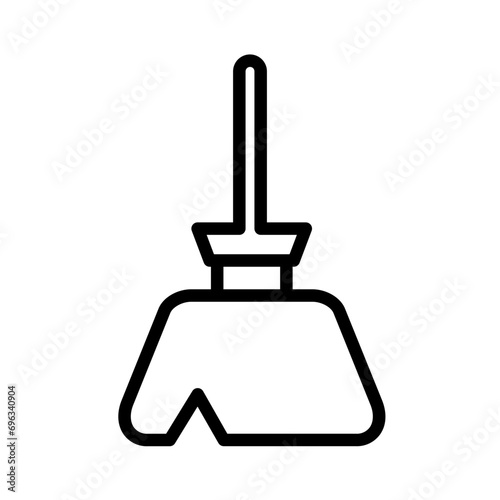 Broom Magic Mop Outline Icon