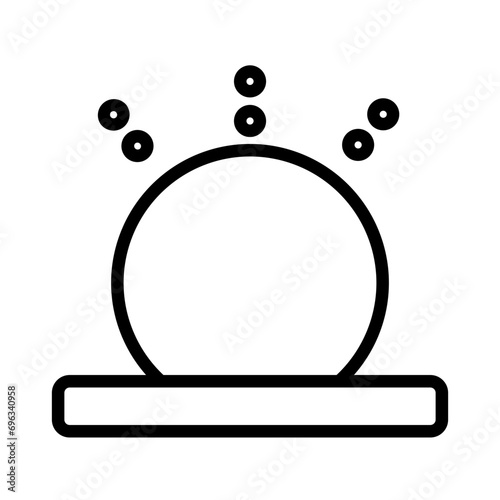 Future Magic Crystal Outline Icon