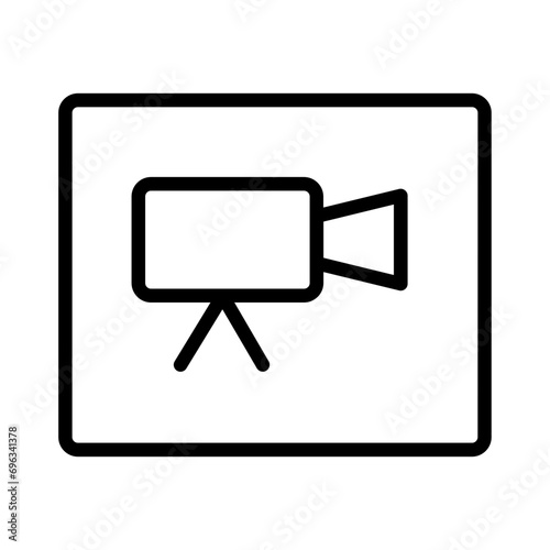 Camera Cinema Film Outline Icon