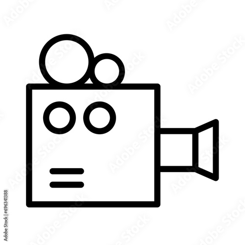 Camera Cinema Film Outline Icon