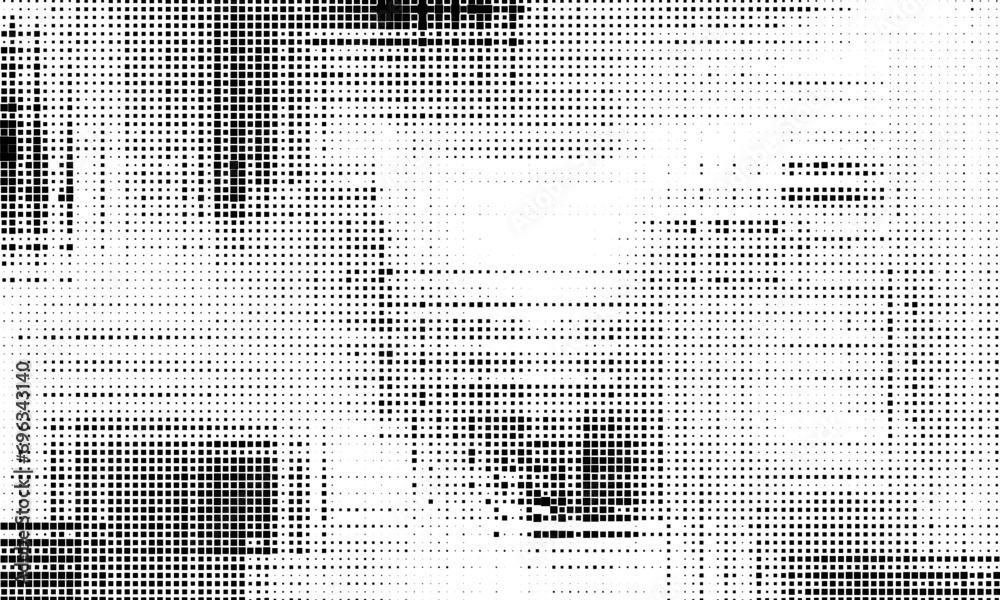 Dot pattern. Subtle fades dots pattern. Halftone faded grid. Small point fadew texture. Digital black fading points isolated on white - obrazy, fototapety, plakaty 