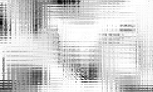 Dot pattern. Subtle fades dots pattern. Halftone faded grid. Small point fadew texture. Digital black fading points isolated on white