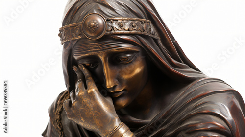 Antique beautiful blind Felida statue photo