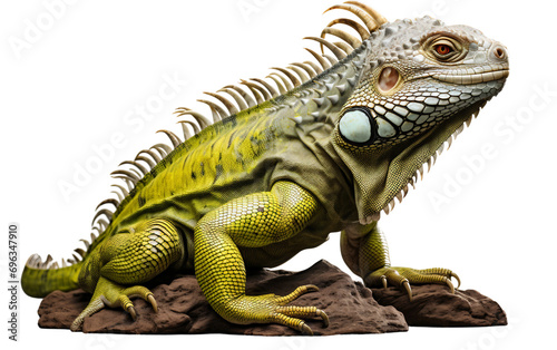 Iguana on a Transparent Background photo