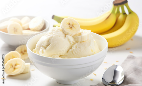 Helado de plátano.