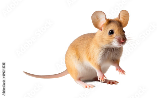 Mouse Isolated on Clear Background photo