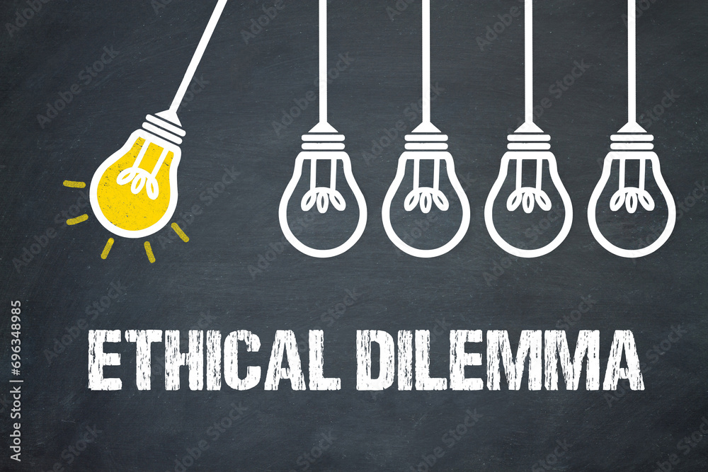 Ethical Dilemma	 - obrazy, fototapety, plakaty 