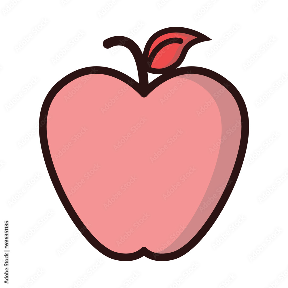 Apple icon vector on trendy design Apple icon vector on trendy design