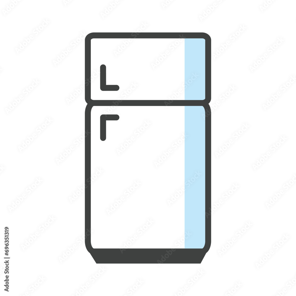 Refrigerator icon isolated vector on trendy design Refrigerator icon isolated vector on trendy design