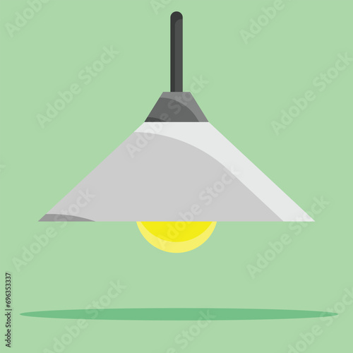 Ceiling lamp icon. Subtable to place on light, interior, etc.