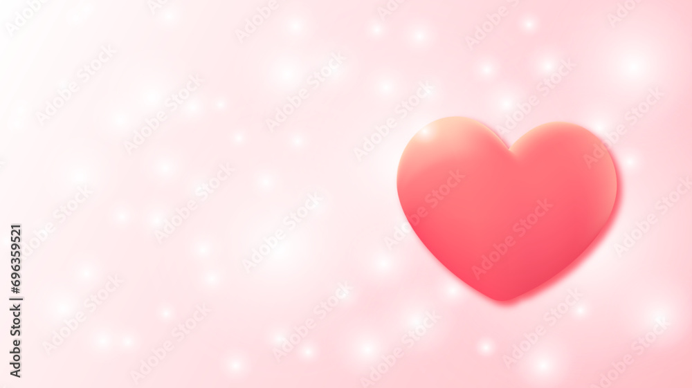 valentine background with hearts. The concept of a background for a greeting or presentation. Valentine's day. Valentines in matte shades.