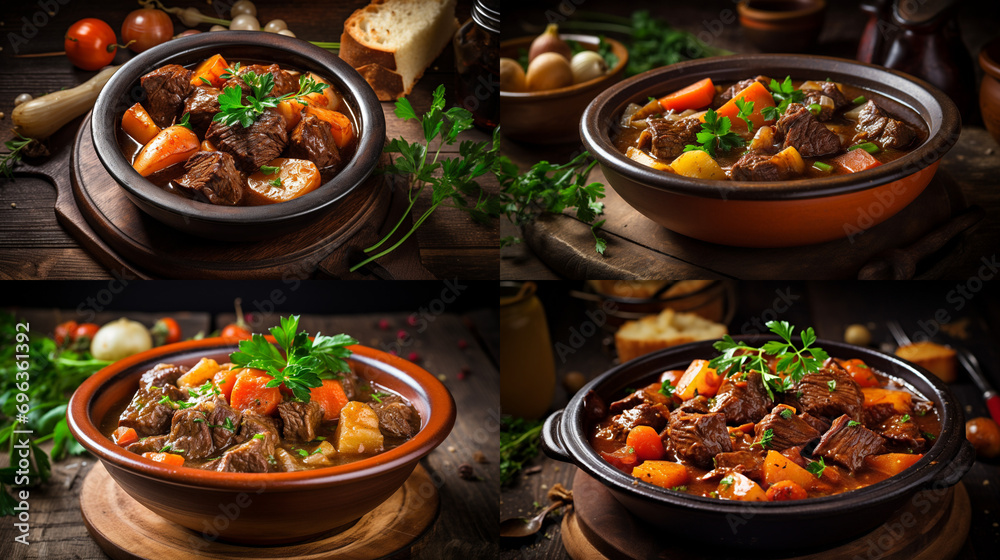 stew with vegetables and spices