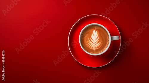 coffee Create an elegant and simple composition represen 