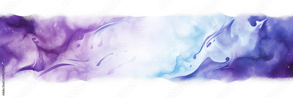 Background with fluid art texture. Abstract colorful background with splashes. Purple, blue and cyan colors.