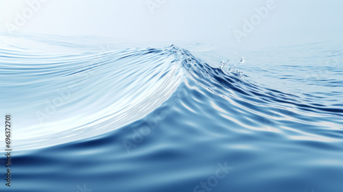 Water surface with waves and ripples.