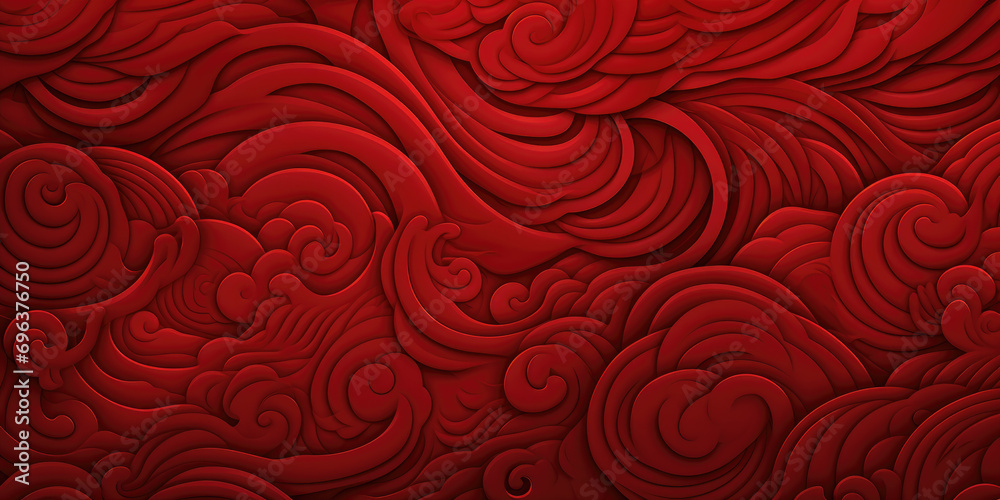 Chinese New Year card, dark red color background for greetings, cards and wallpapers