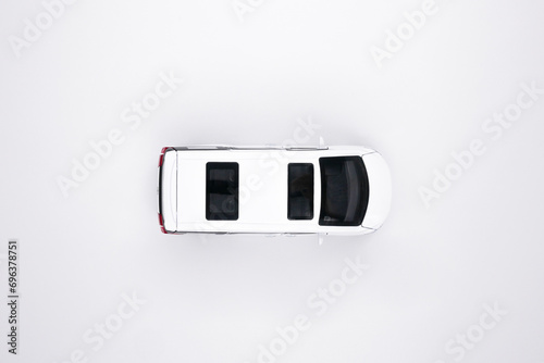 isolated simple and minibus car suv mpv van luxury sport family on white background that easily removable. 