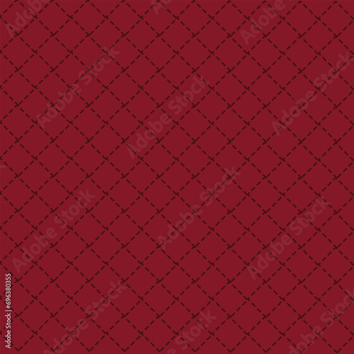 Red line seamless pattern