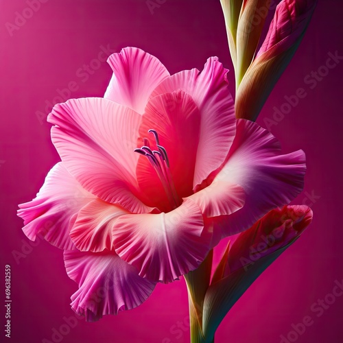 pink flower on abstract background © Deanmon