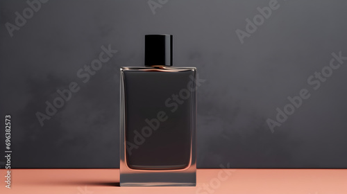 Men's perfume bottle mockup