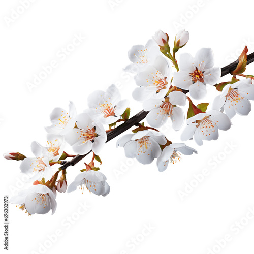 white cherry blossom