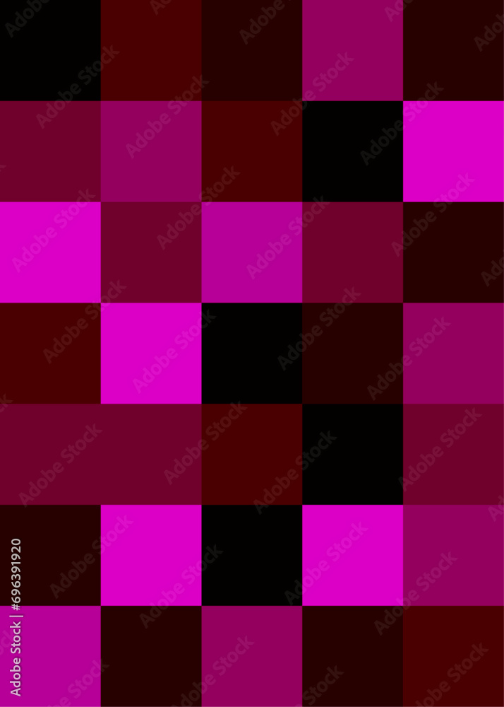 Abstract modern squares seamless pattern texture bright purple colors background