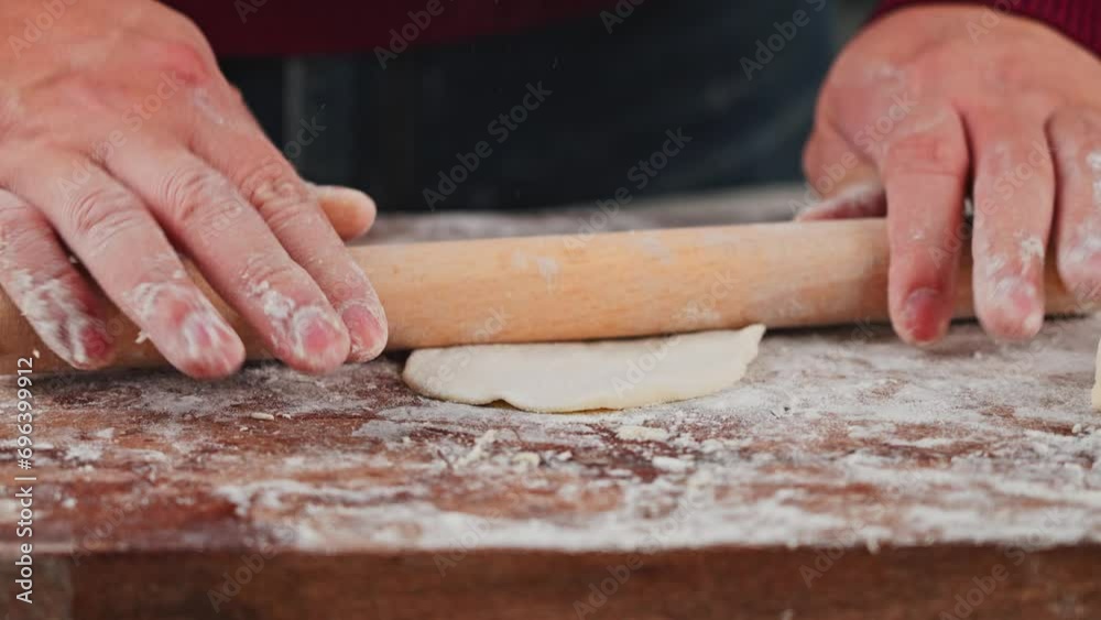 Chinese Spring Festival - Making Dumpling Skin
