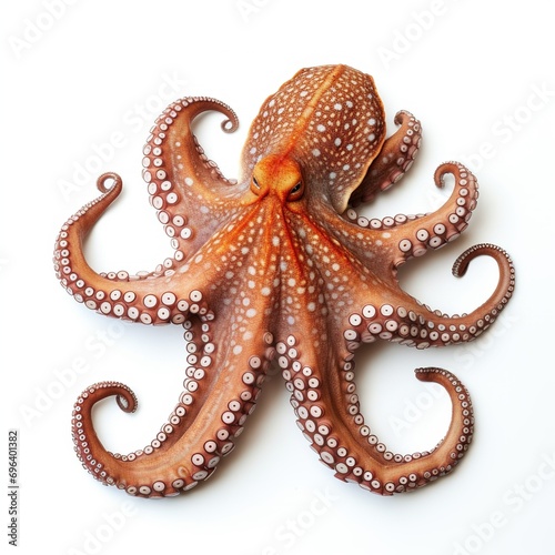 Octopus isolated on White background