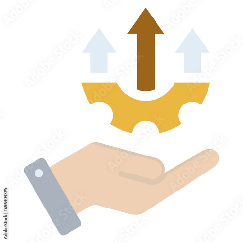 Elevate Flat Icon
