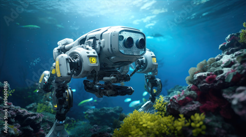 ocean explorer robot © siripimon2525