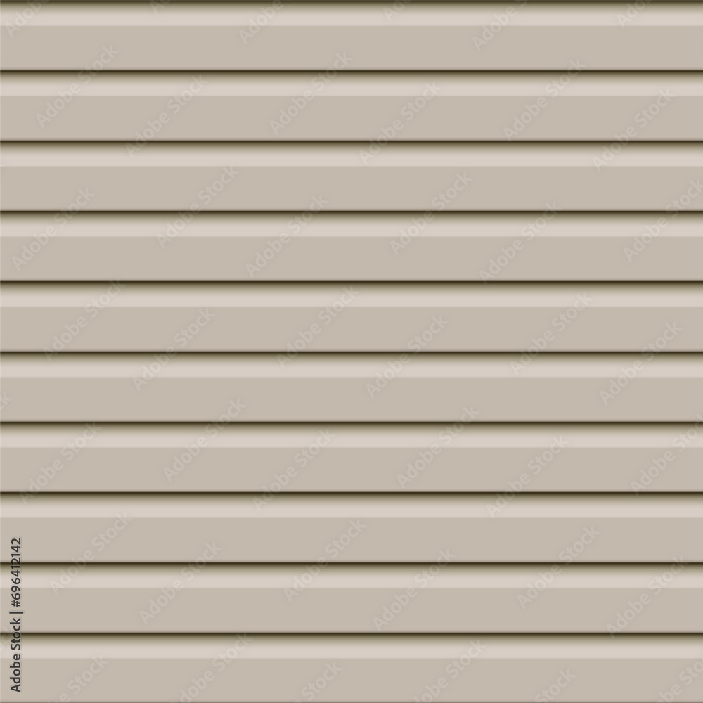 Beige Plastic or Wooden Siding. Seamless Texture