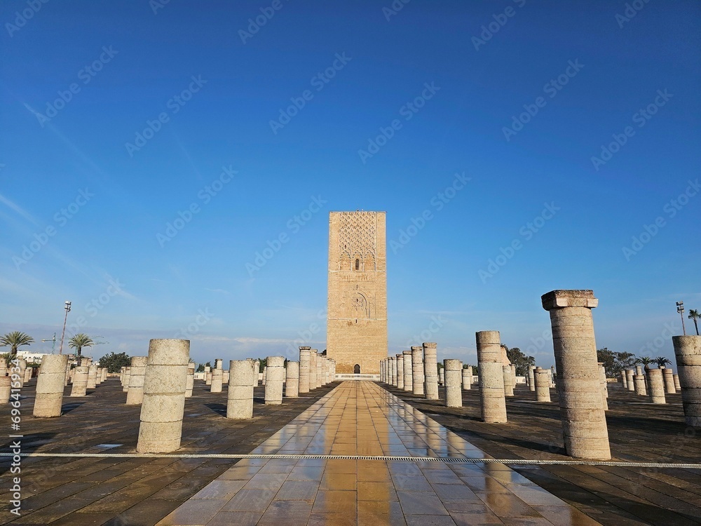 Hassan II Tower in Rabat