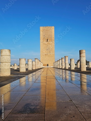 Hassan II Tower in Rabat