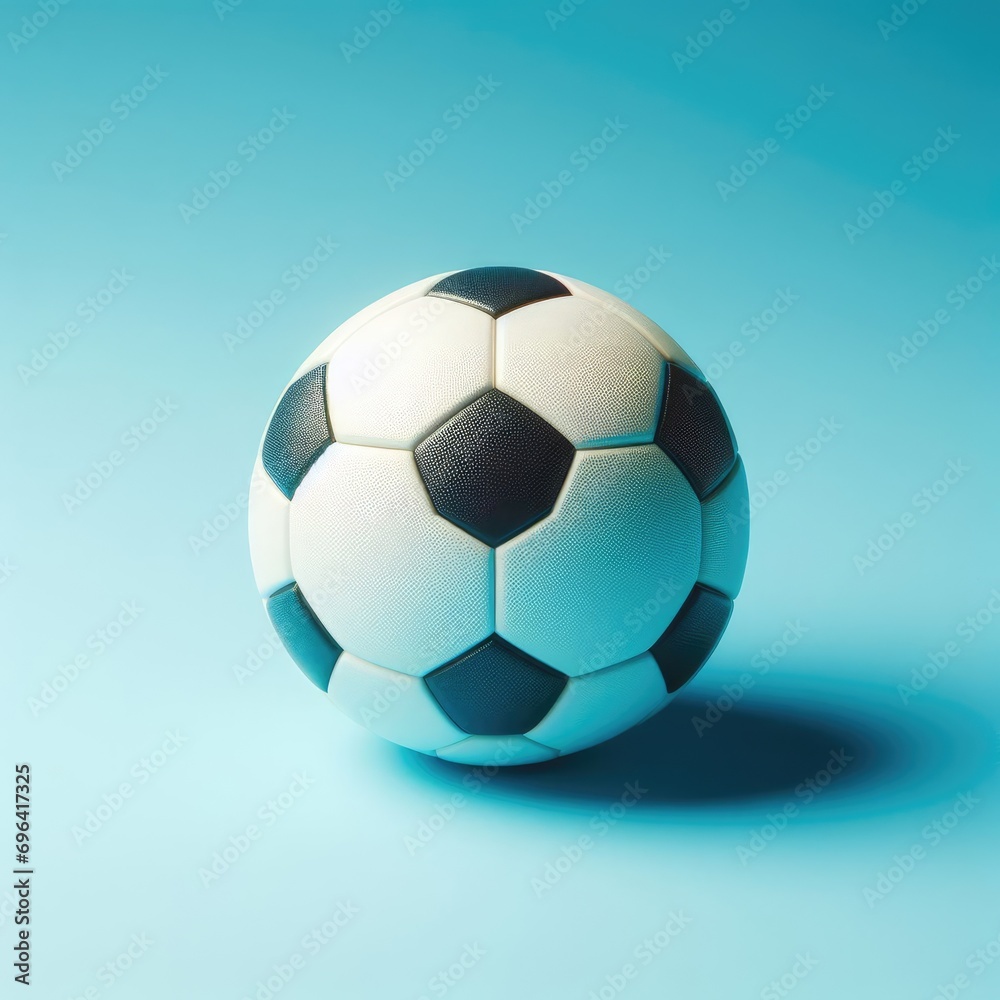 soccer ball isolated on white