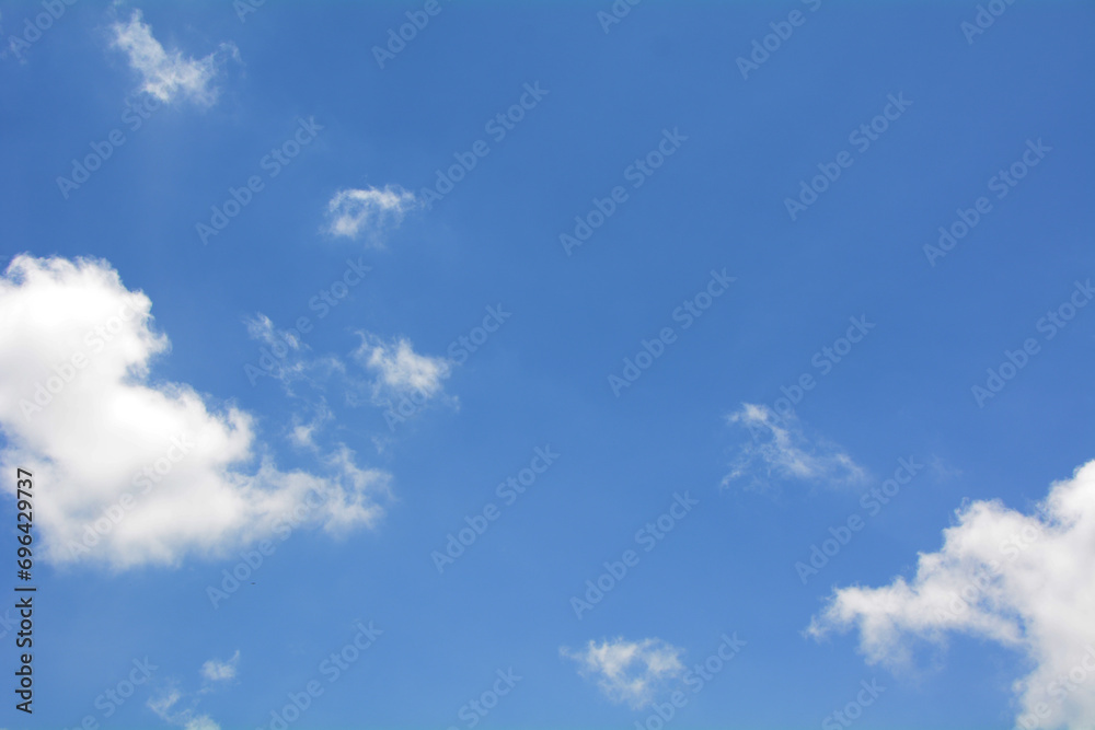 Blue sky background with clouds. Blue sky background with clouds.